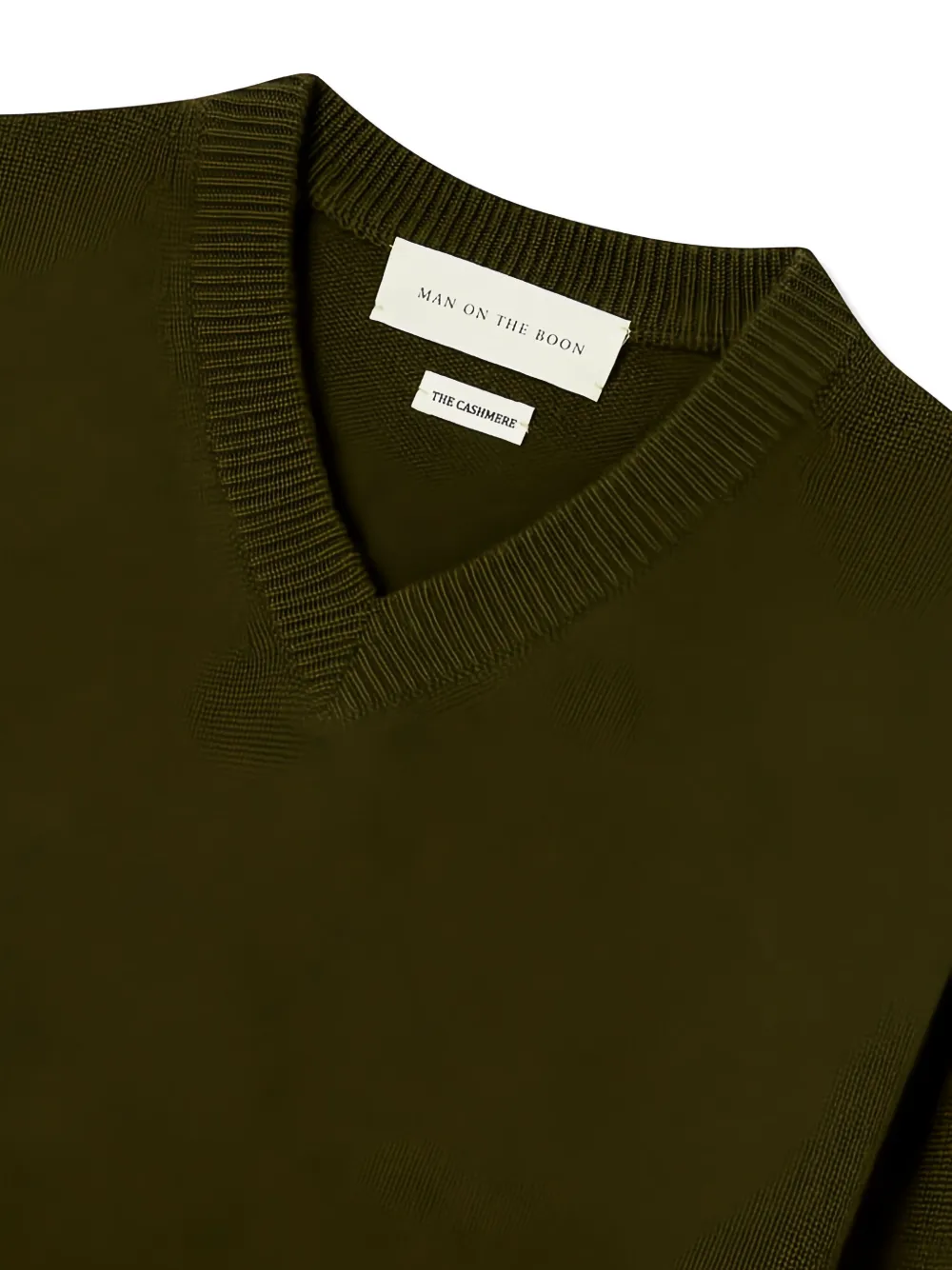 Man On The Boon. V-neck Sweater In Green
