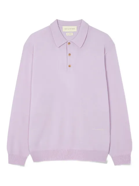 Man On The Boon. playera tipo polo tejida