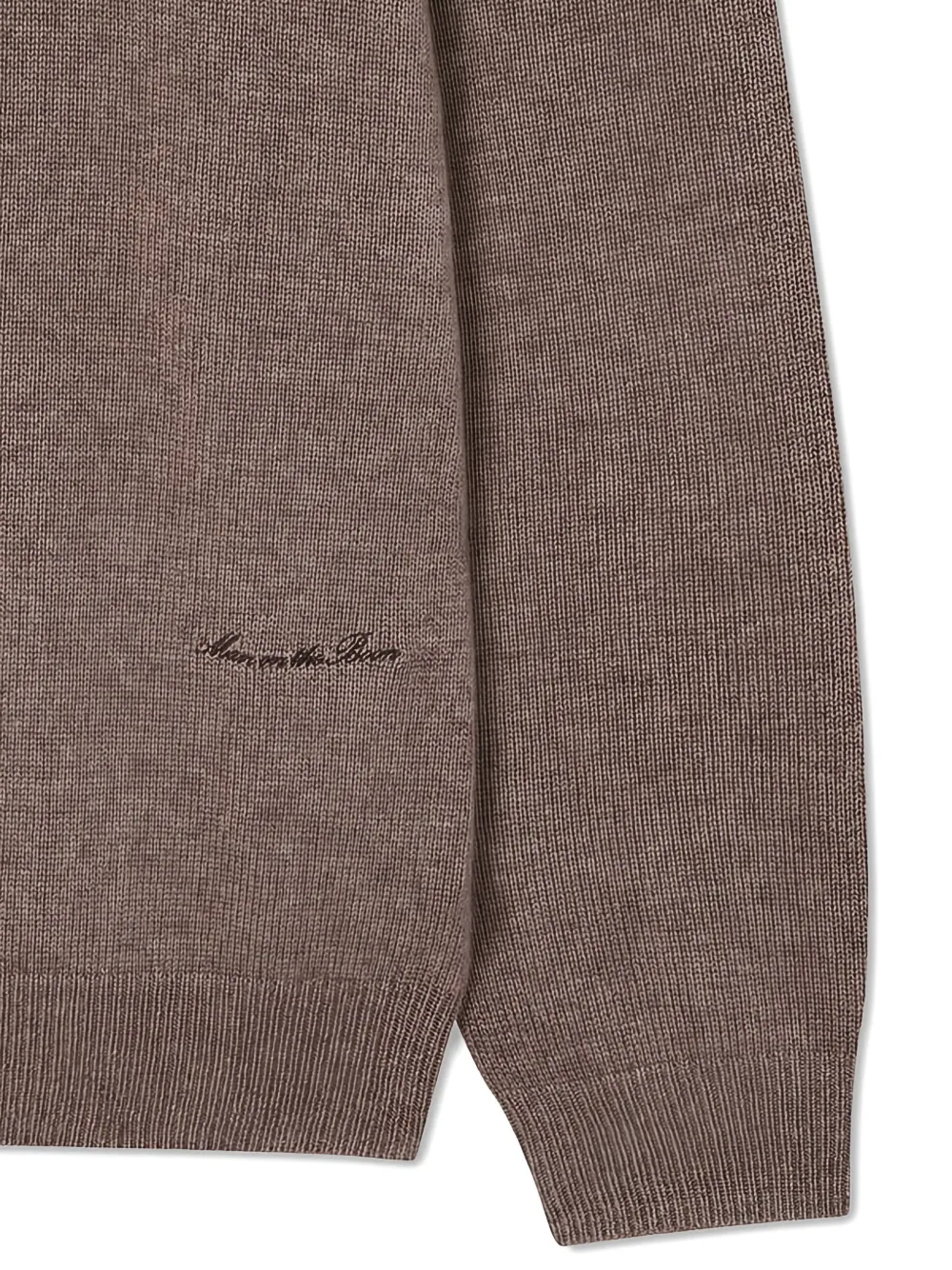 Man On The Boon. Turtleneck Sweater In Brown