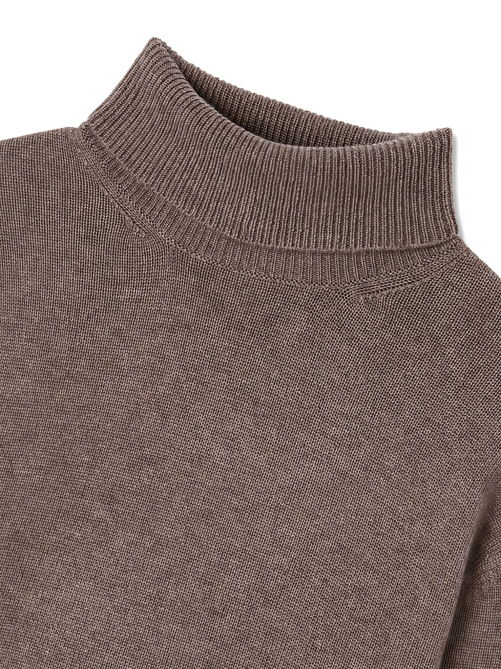 Man On The Boon. Turtleneck Sweater In Brown
