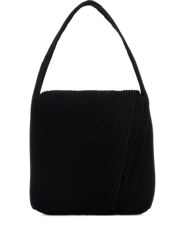 Homme Plissé Issey Miyake ラウンド スクエア ショルダーバッグ