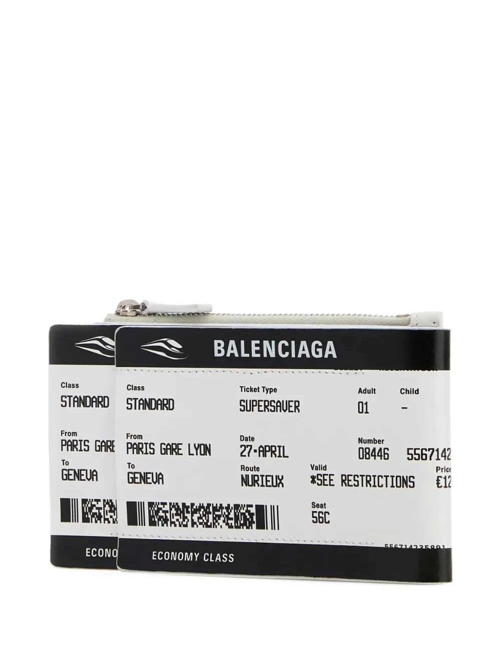 Balenciaga Paspoort Boarding Pass pasjeshouder Zwart