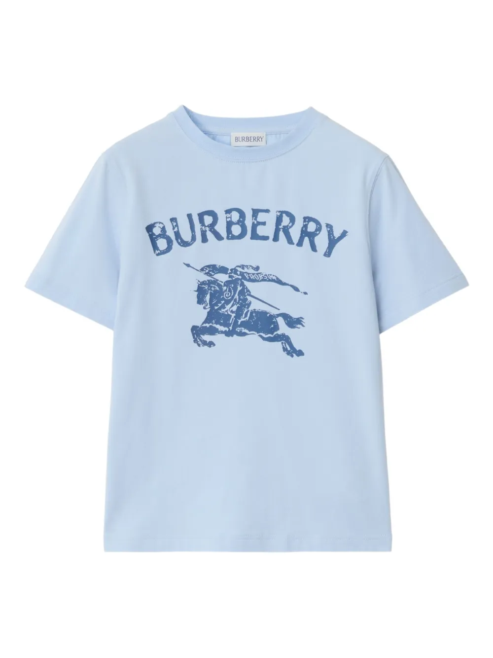 Burberry Kids EKD cotton T-shirt - Blu
