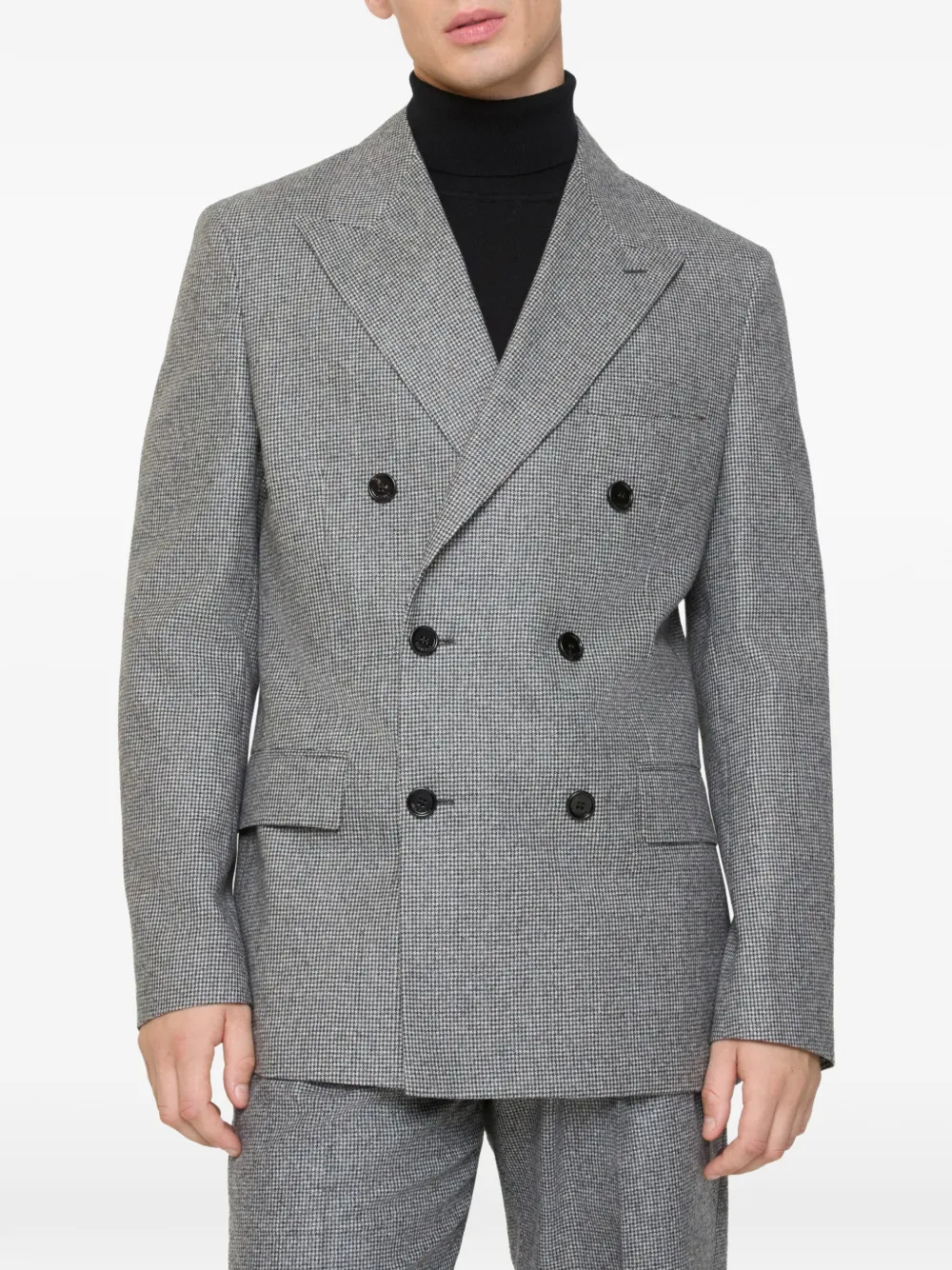 Burberry puppytooth check double-breasted jacket | Blazers | Image 2