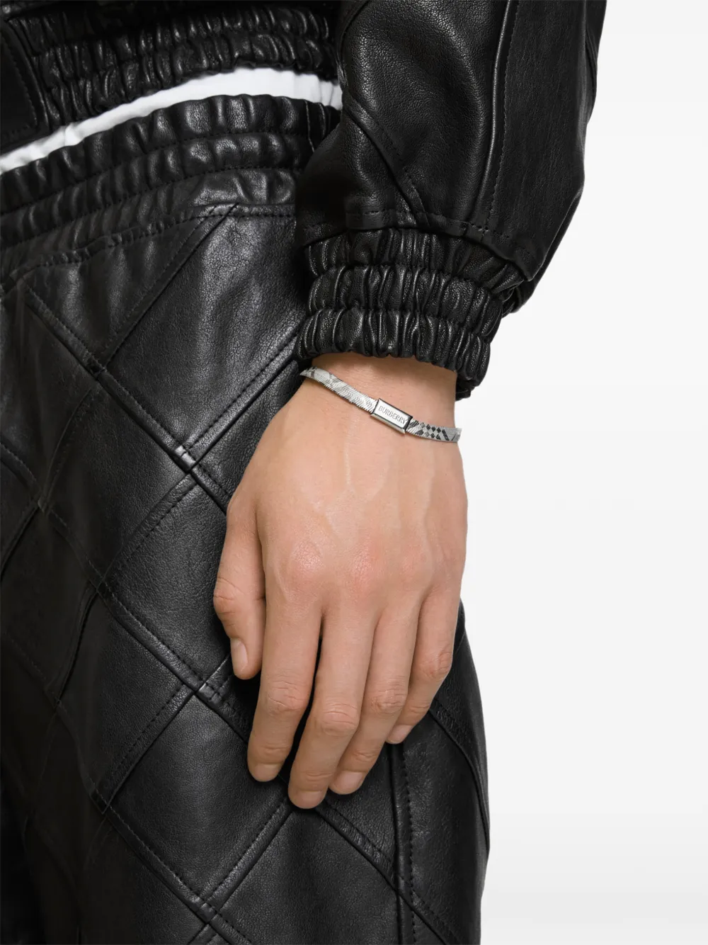 Burberry engraved check B charm bracelet | Image 2