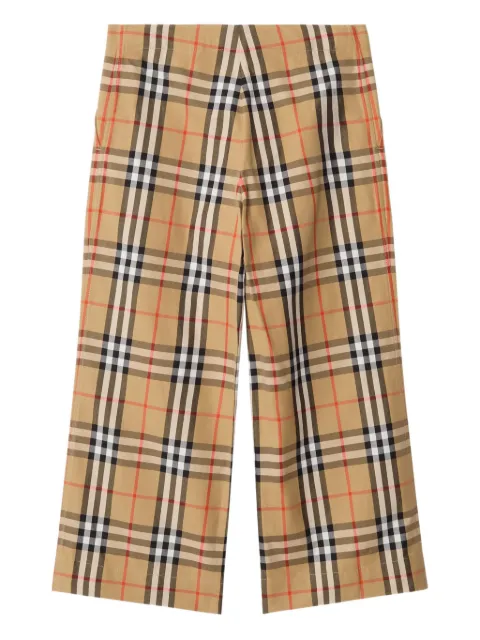 Burberry Kids check trousers