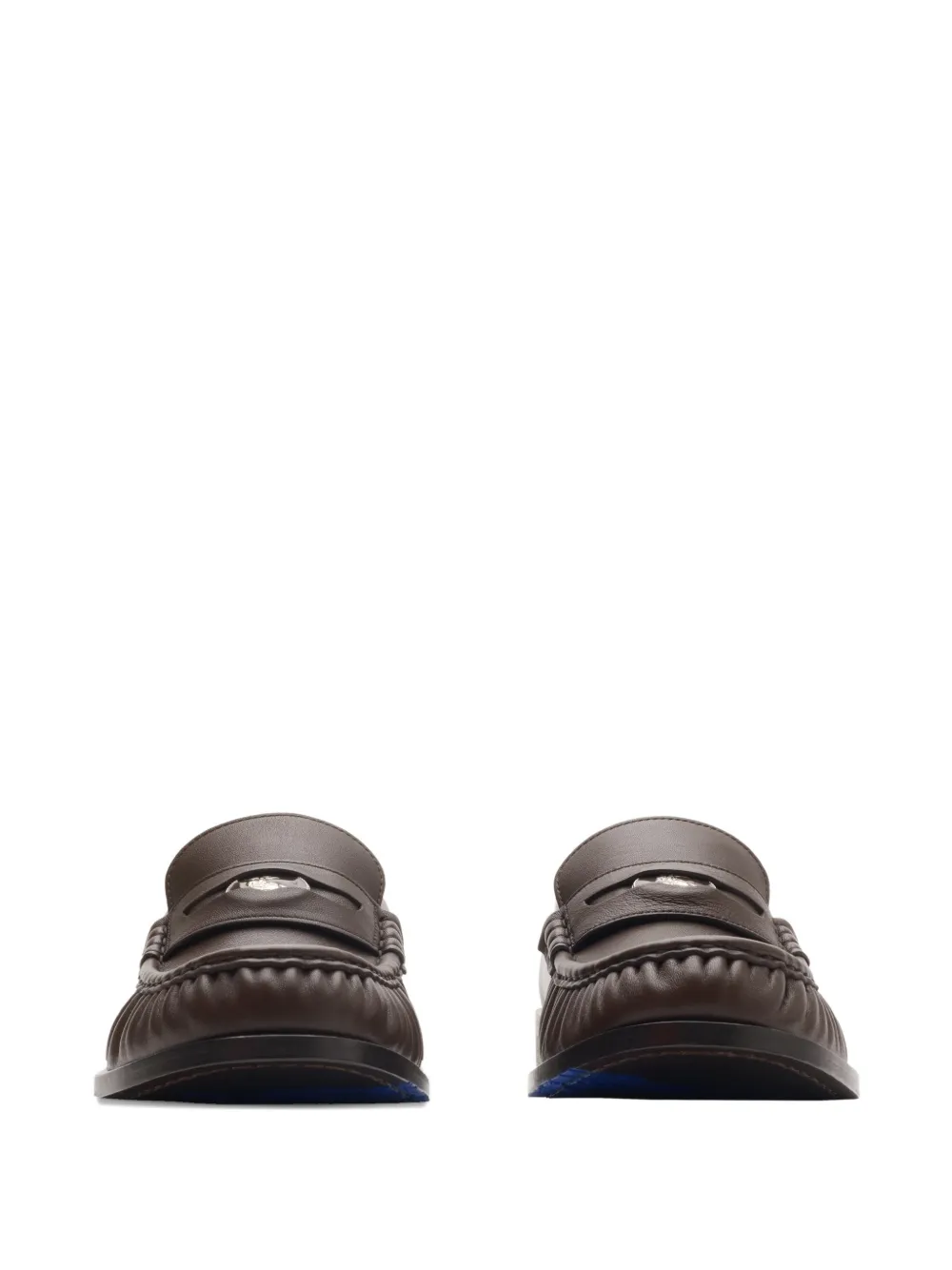 Burberry Cadet leren loafers - Bruin