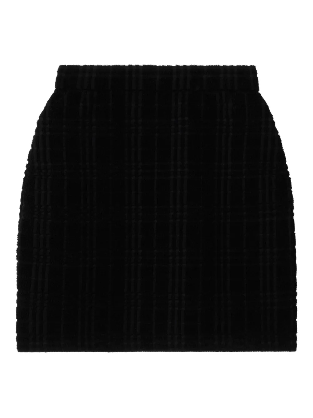 Burberry Minigonna a quadri - Nero