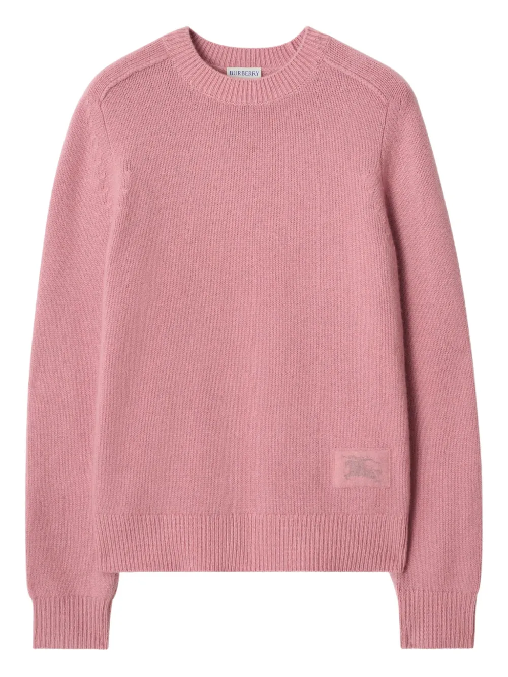 Burberry Constance Cashmere Crewneck Sweater In Pink