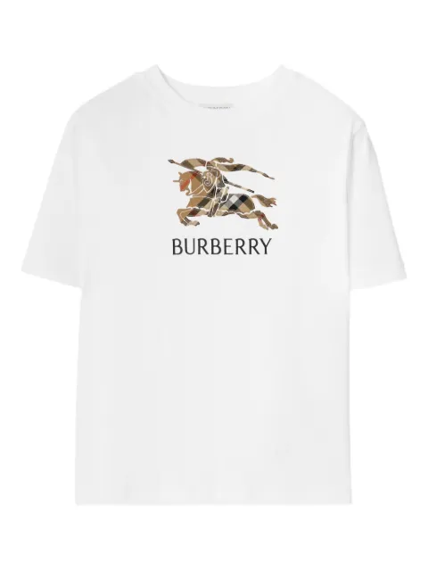 Burberry Kids EKD Check T-Shirt 