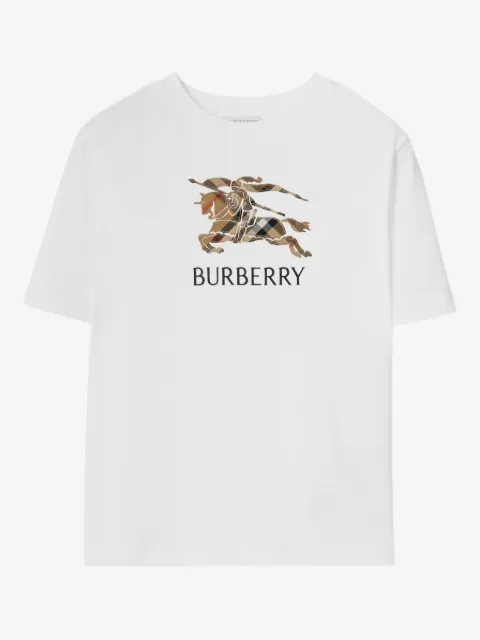 Burberry Kids t-shirt en coton à logo EKD