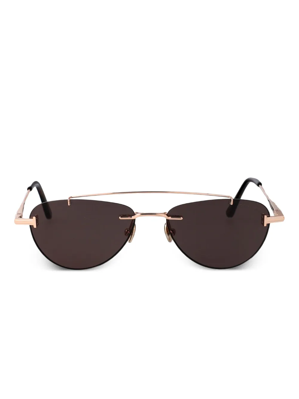 TOM FORD Eyewear Astor sunglasses - ゴールドトーン
