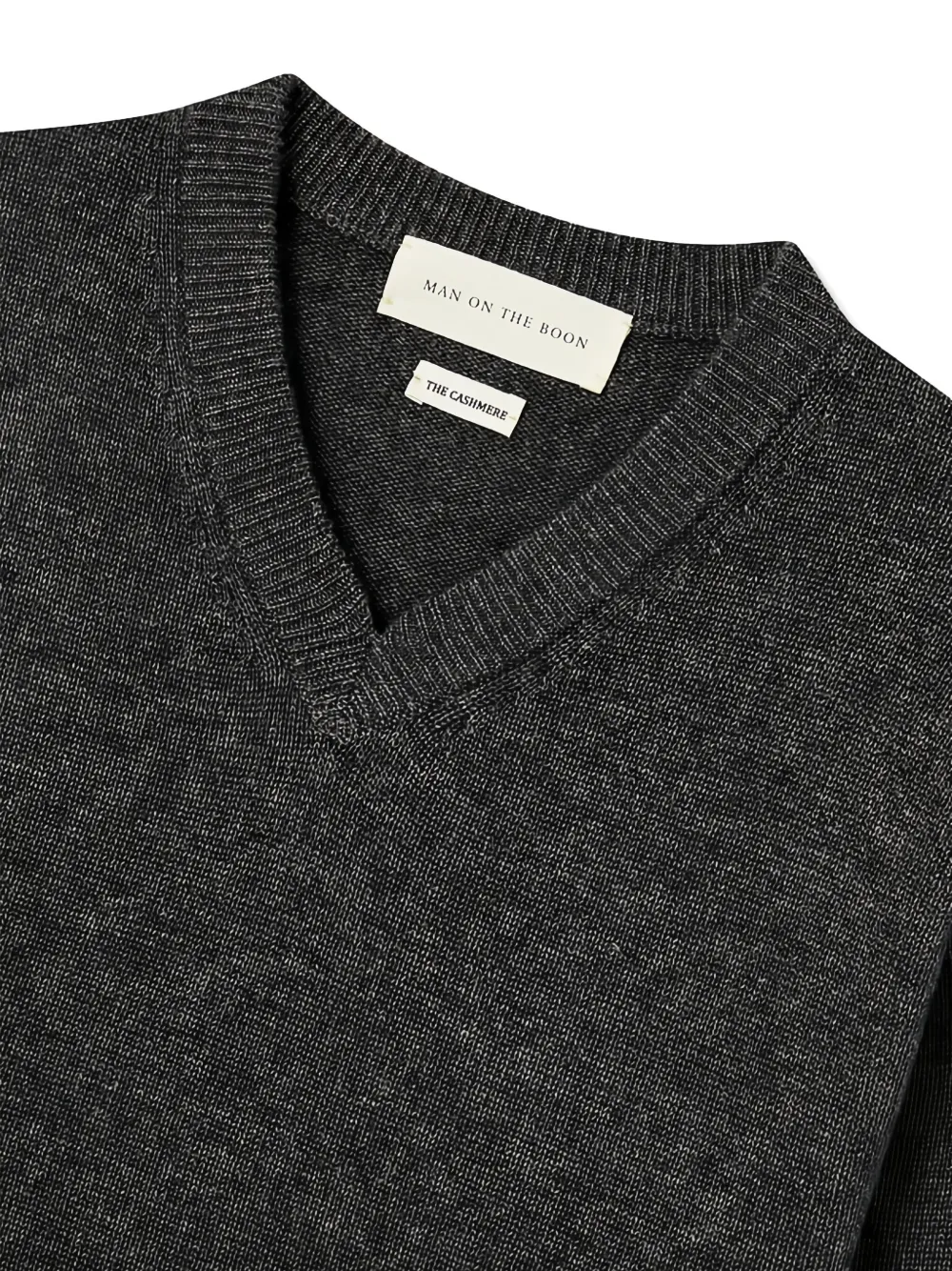 Man On The Boon. V-neck Sweater In Gray