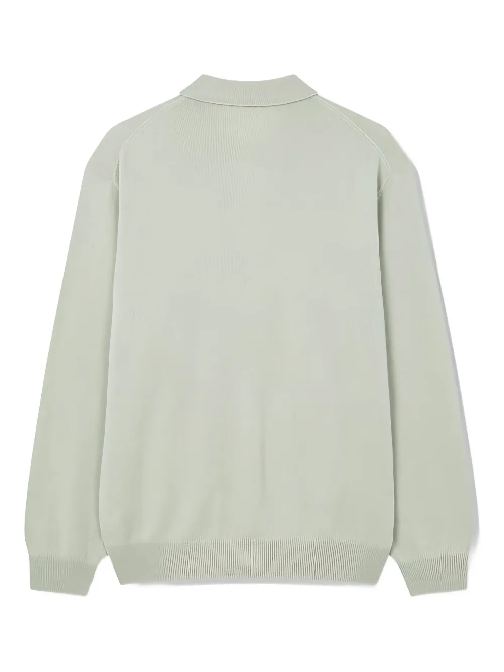 Man On The Boon. Gebreid poloshirt - Groen