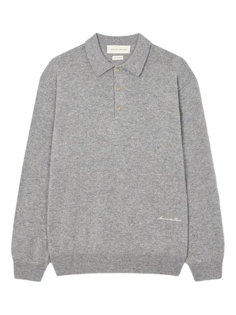 Man On The Boon. knitted polo shirt