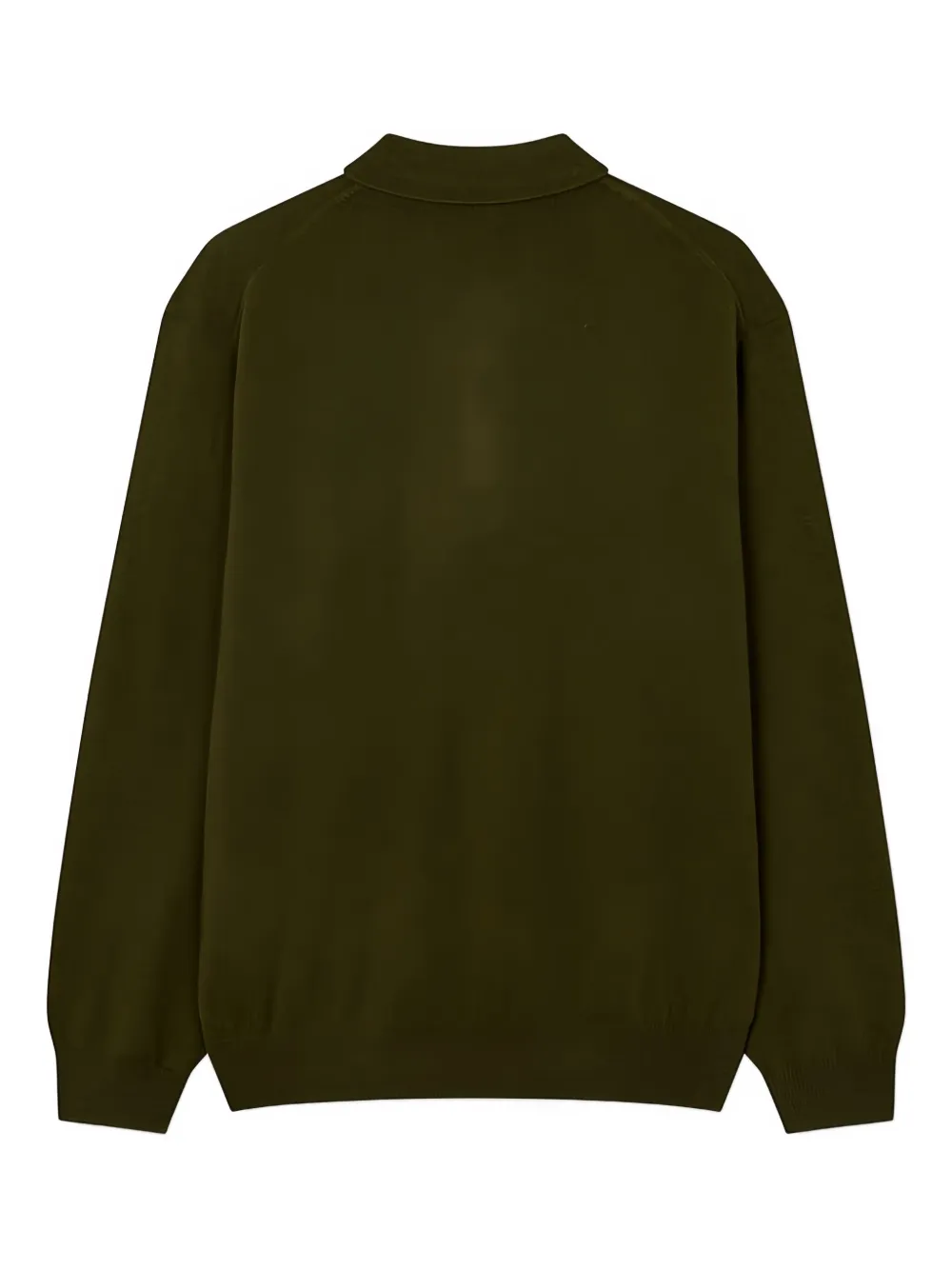 Man On The Boon. Poloshirt met lange mouwen - Groen