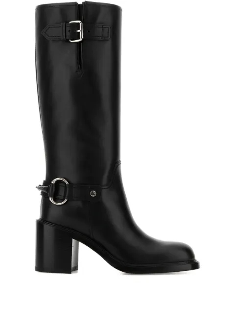 Gucci 70mm buckle leather boots
