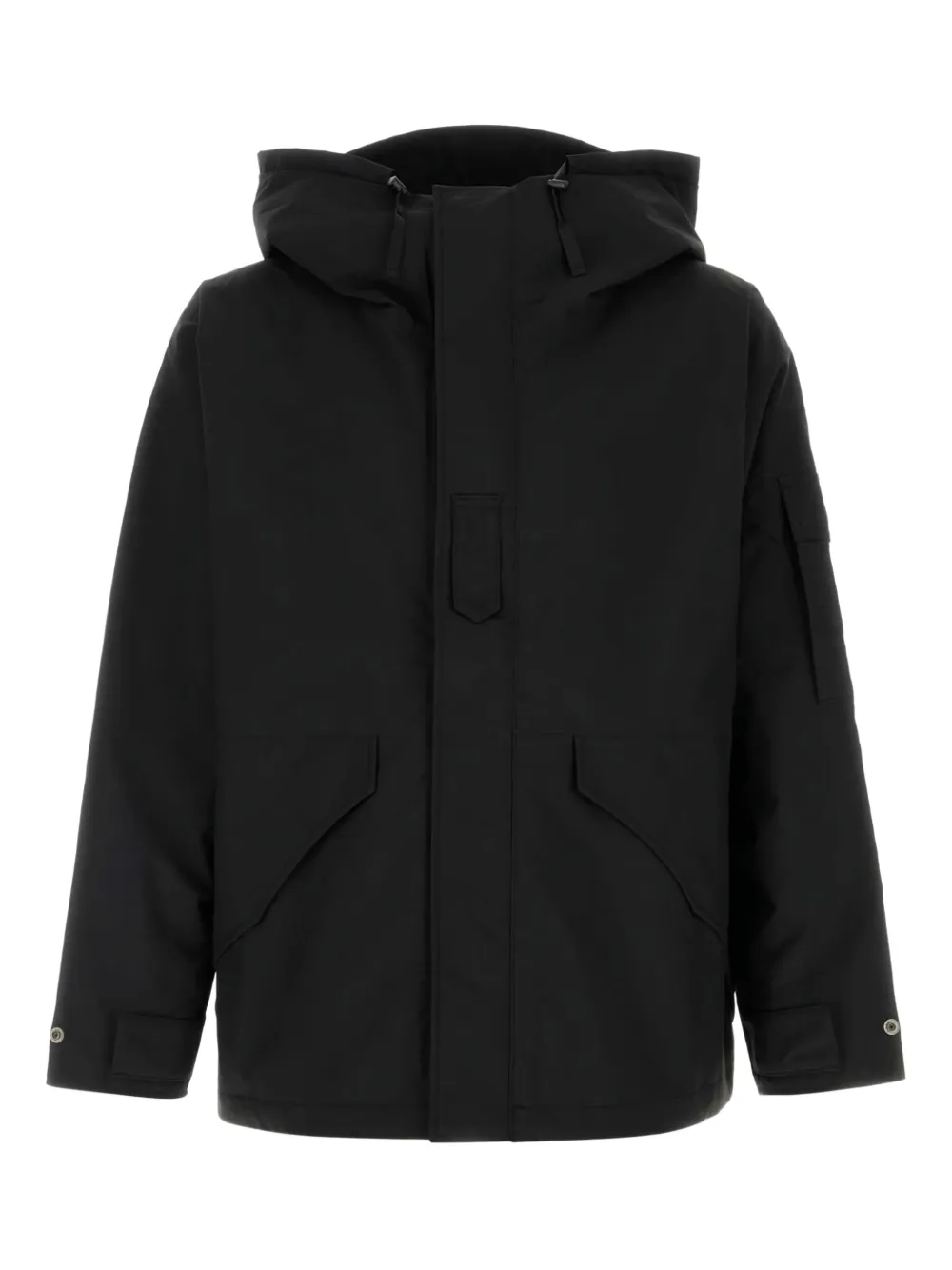 Nanamica hooded jacket - ブラック Nanamica hooded jacket - ブラック