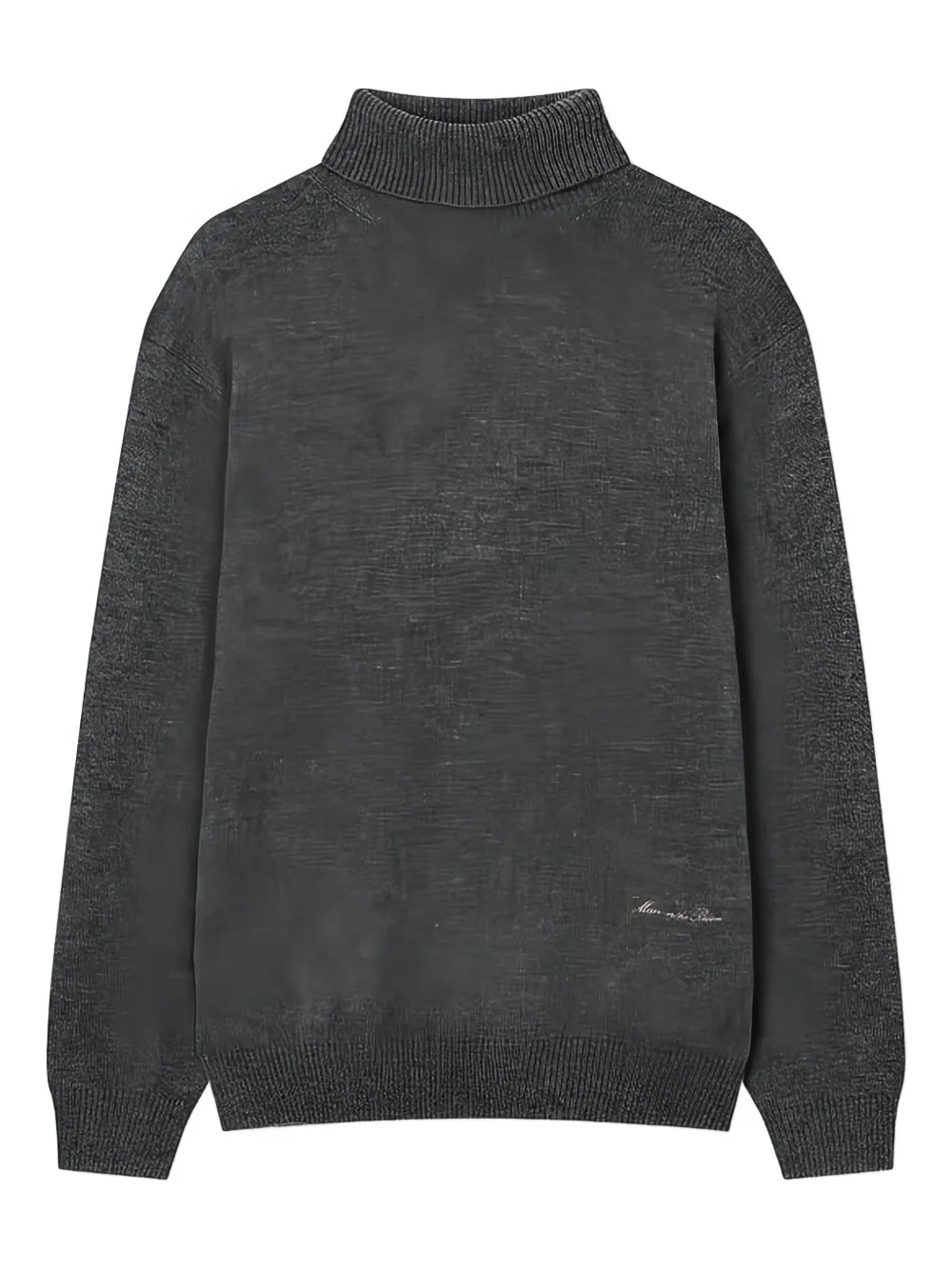 Man On The Boon. Turtleneck Sweater In Gray