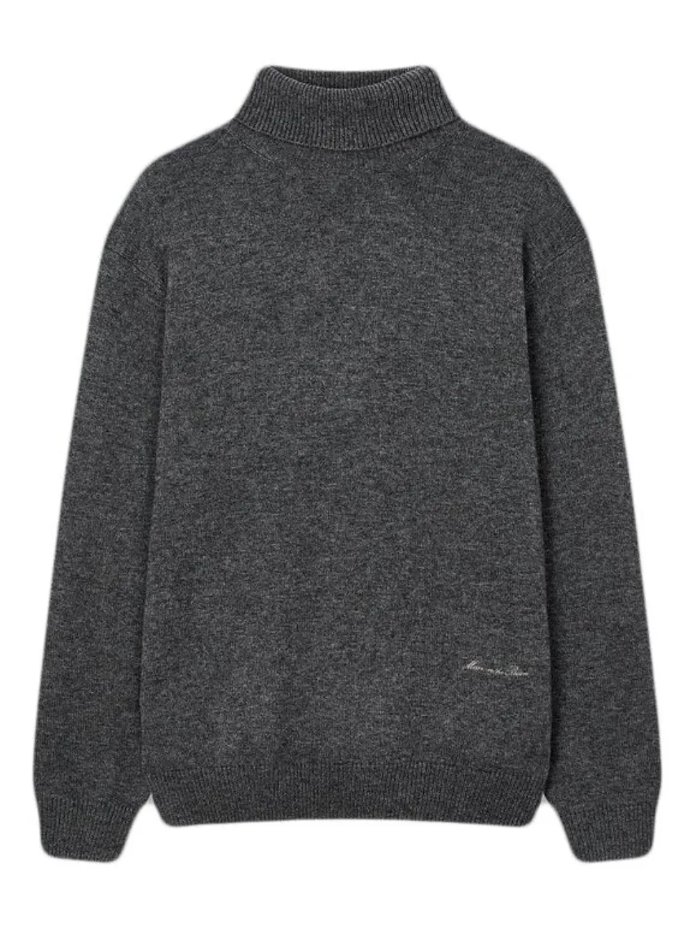 Man On The Boon. turtleneck sweater | Grey | Image 1