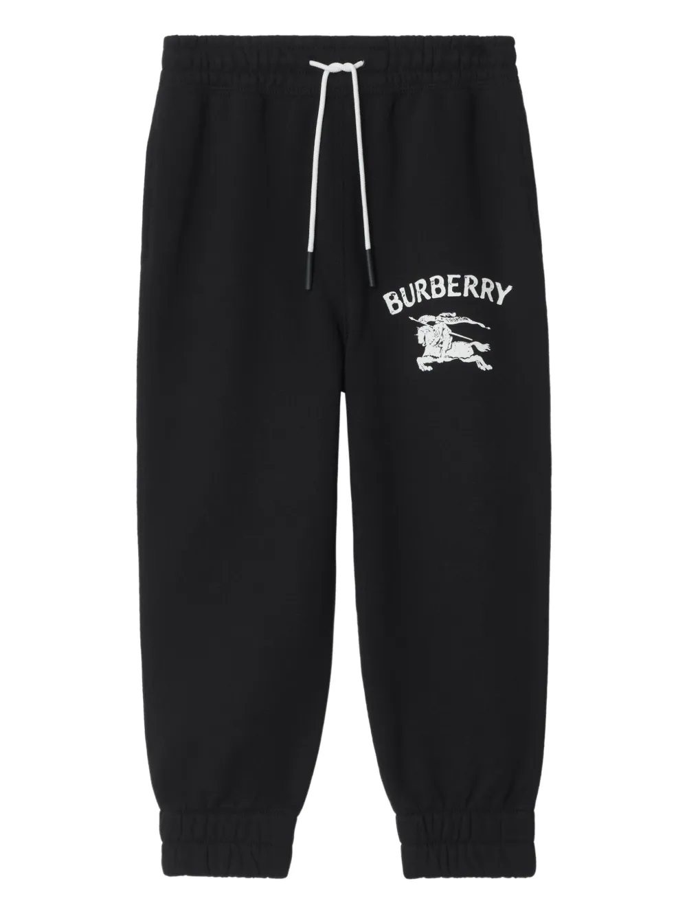 Burberry Kids EKD cotton trousers - Nero