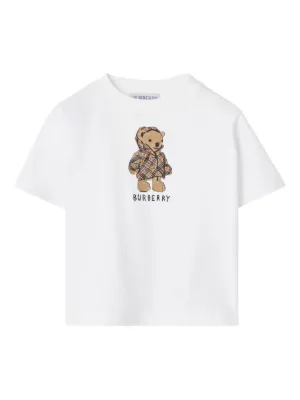 Burberry Kids Thomas Bear T-shirt | White | FARFETCH