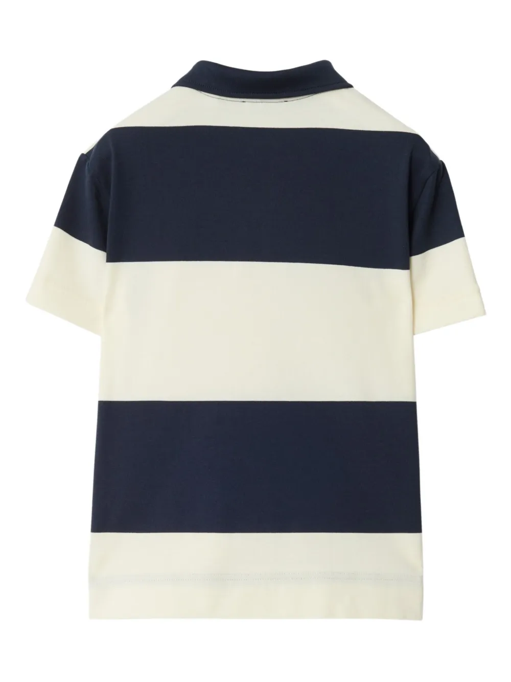 Burberry Kids EKD-appliqué striped polo shirt | Teen Polo Shirts | Image 2