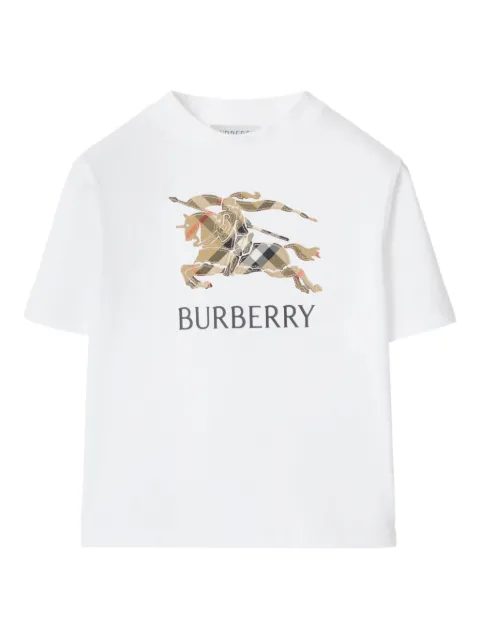Burberry Kids EKD-appliqué T-shirt