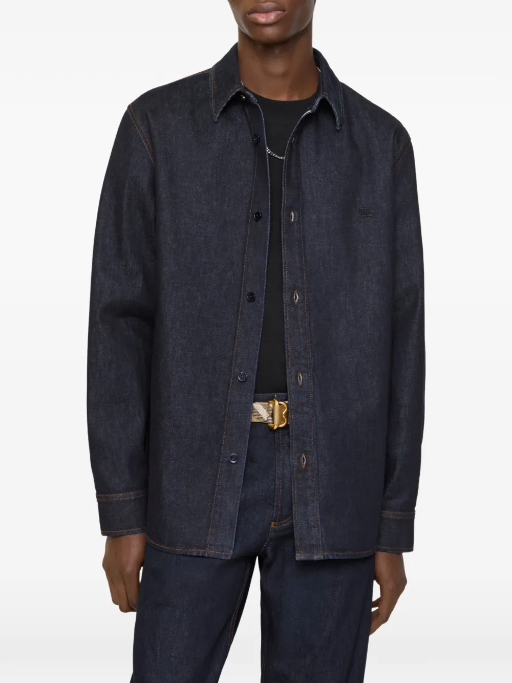 Burberry Selvedge denim overhemd - Blauw
