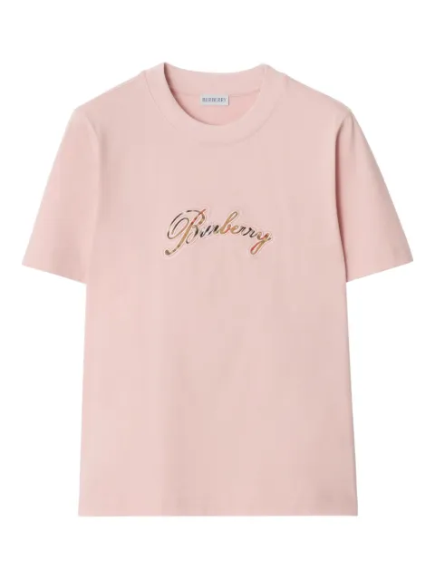 Burberry Katoenen T-shirt met logo