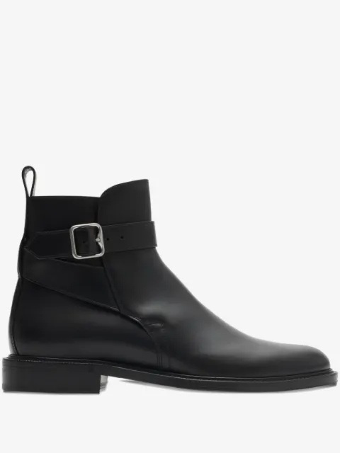 Burberry leather Manor Jodphur boots