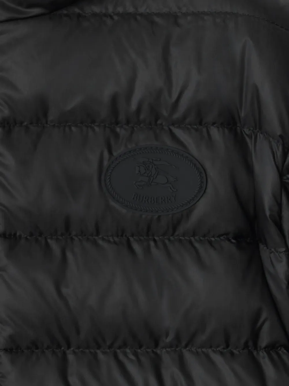 Burberry Kids Donsjack met capuchon Zwart