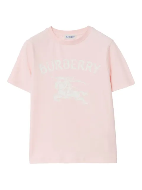 Burberry Kids playera de algoón con motivo Equestrian Knight