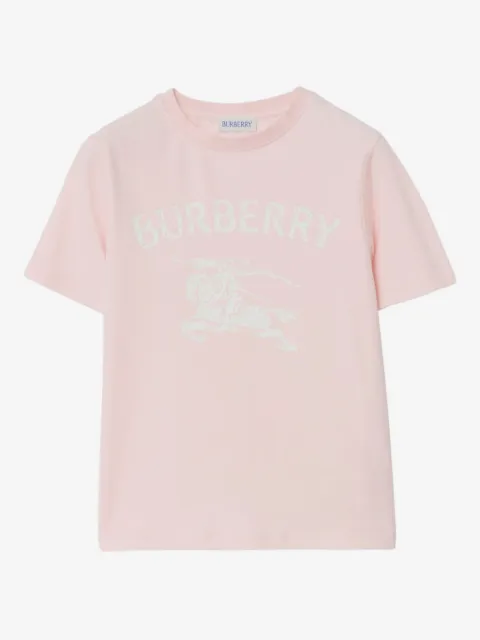 Burberry Kids equestrian knight design cotton t-shirt