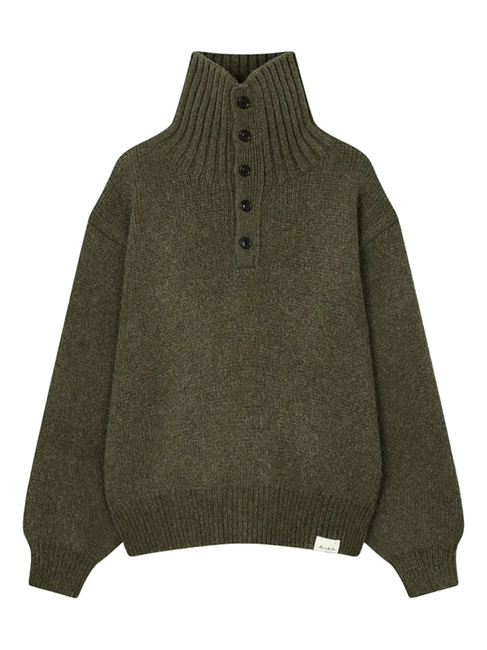 Man On The Boon. button-up sweater | Grün | Image 1