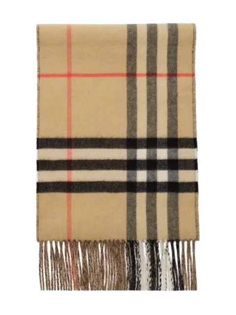 Burberry mascada de cachemira con motivo Contrast Check