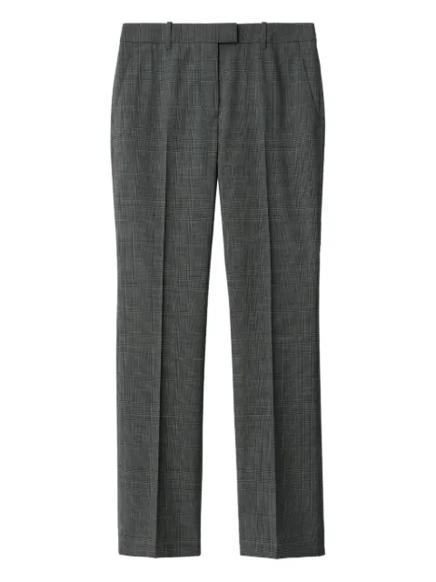 Burberry pantalones de vestir con cuadros estampados