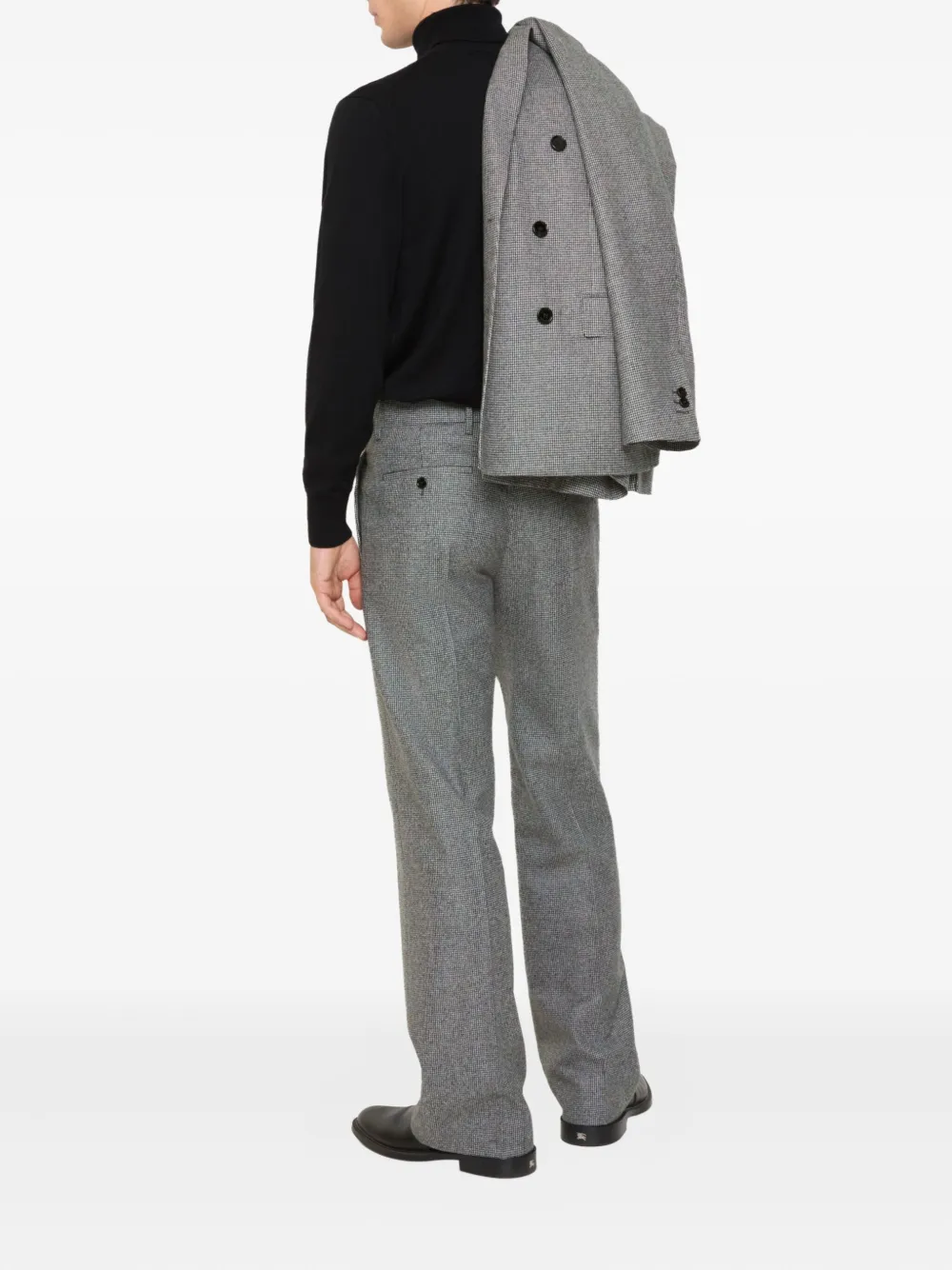 Burberry Puppytooth geruite pantalon Grijs