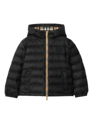 burberry kids キルティングジャケット Burberry Kids チェック キルティングジャケット | ニュートラル