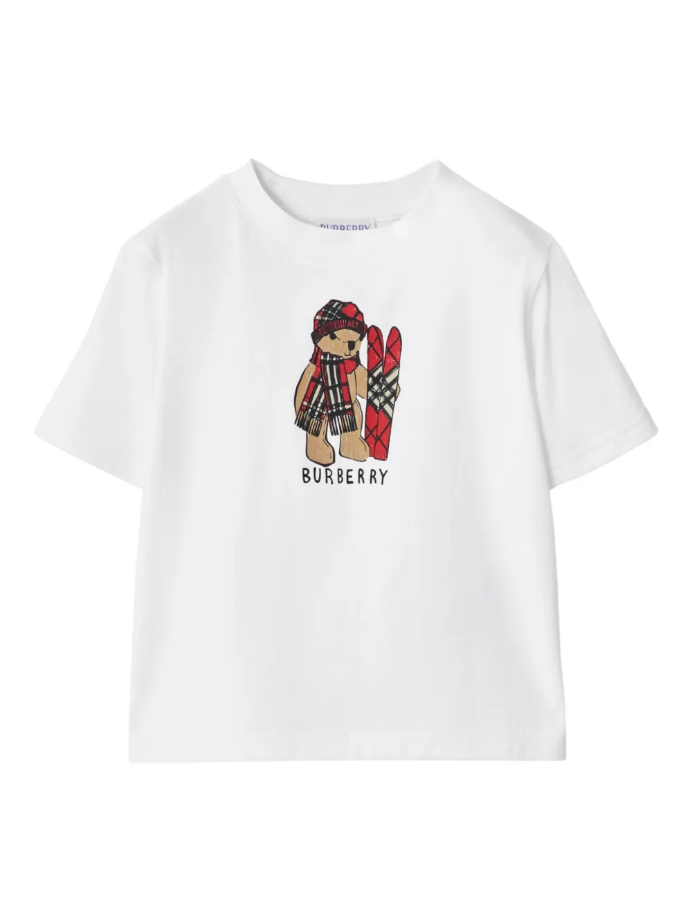 Burberry Kids Thomas Bear print T-shirt - Bianco