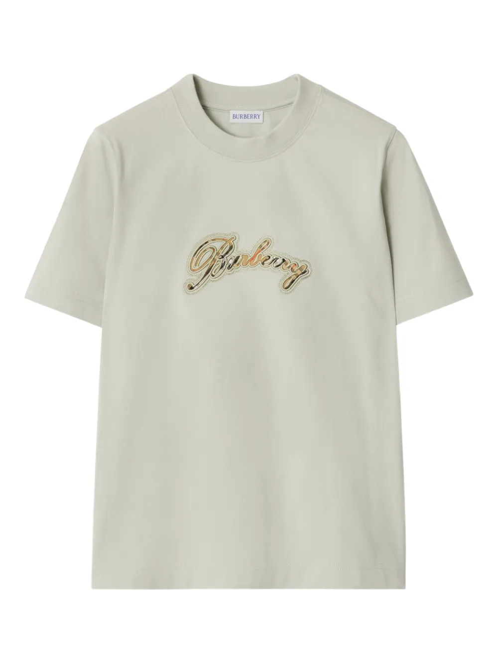 Burberry T-shirt con logo - Toni neutri