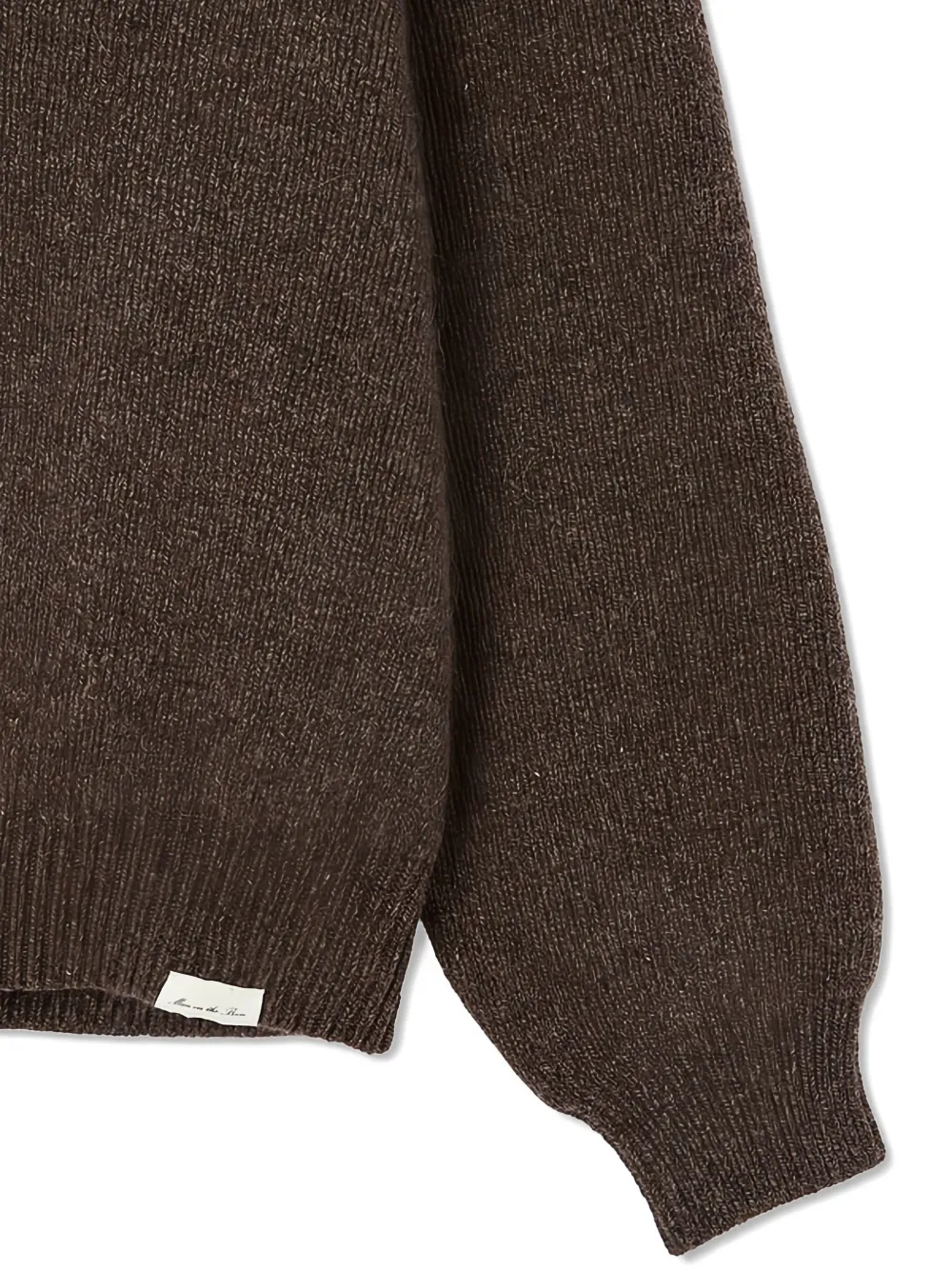 Man On The Boon. High-neck Sweater In Brown
