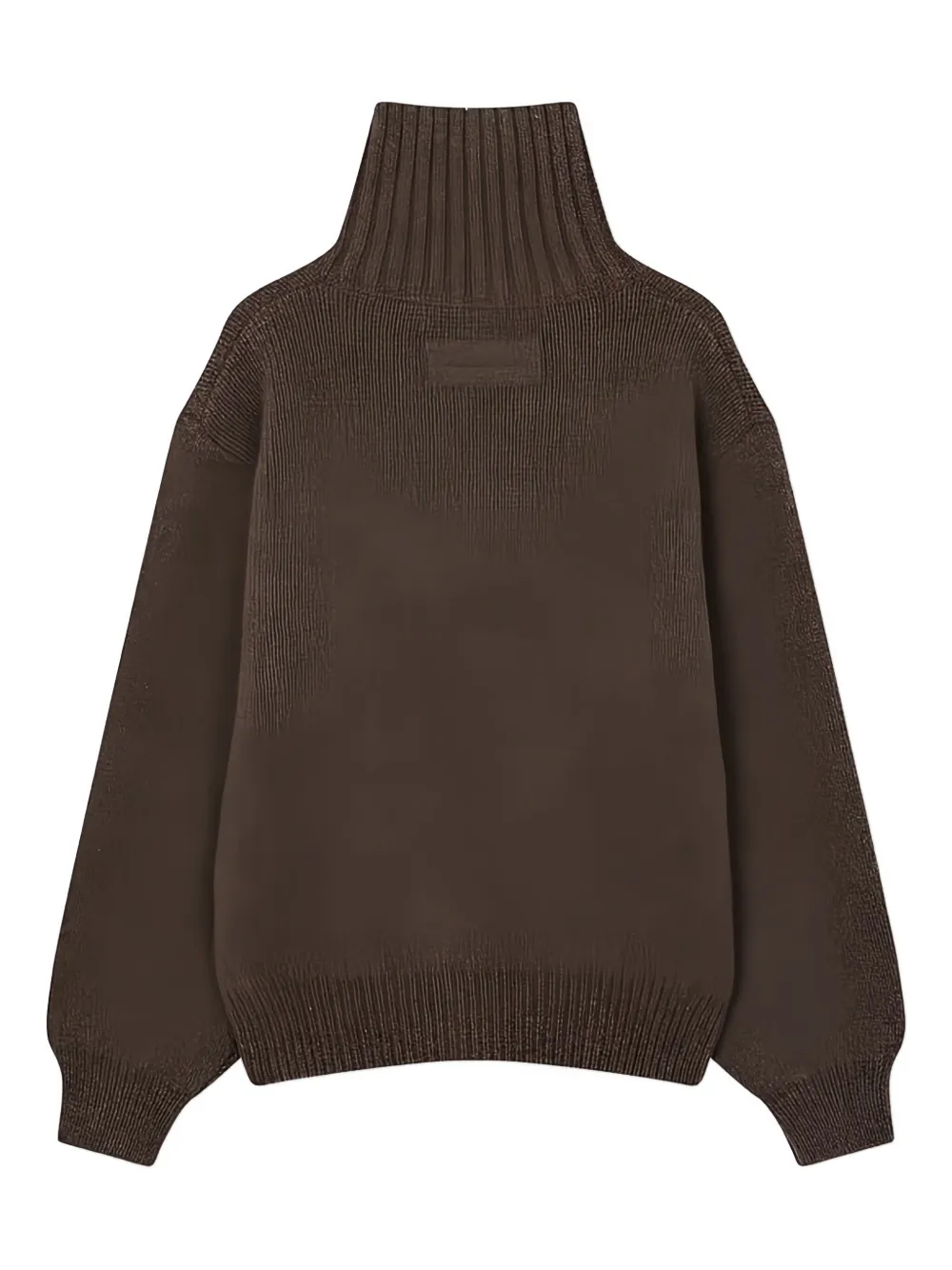 Man On The Boon. High-neck Sweater In Brown