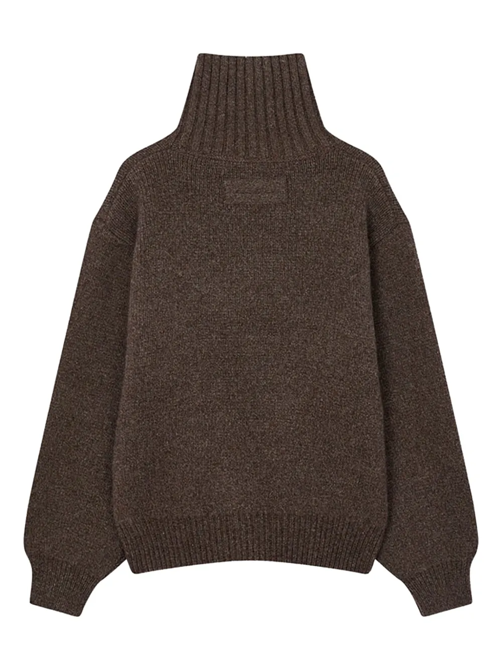 Man On The Boon. Trui met hoge hals - Bruin