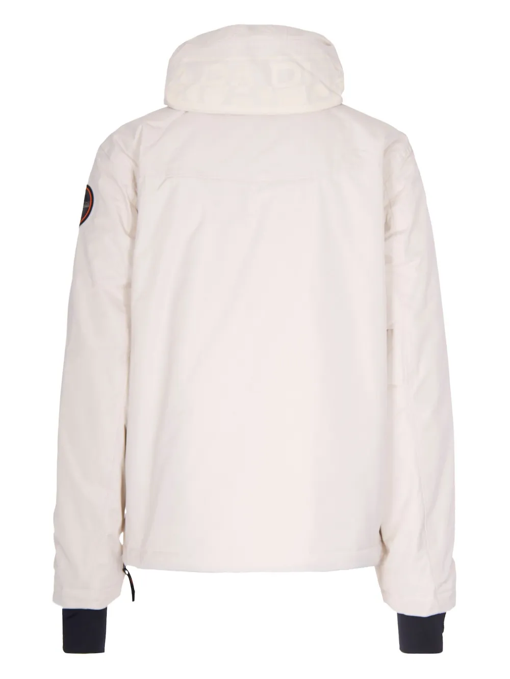 Napapijri Rainforest Ripstop Hooded Jacket In Neutral