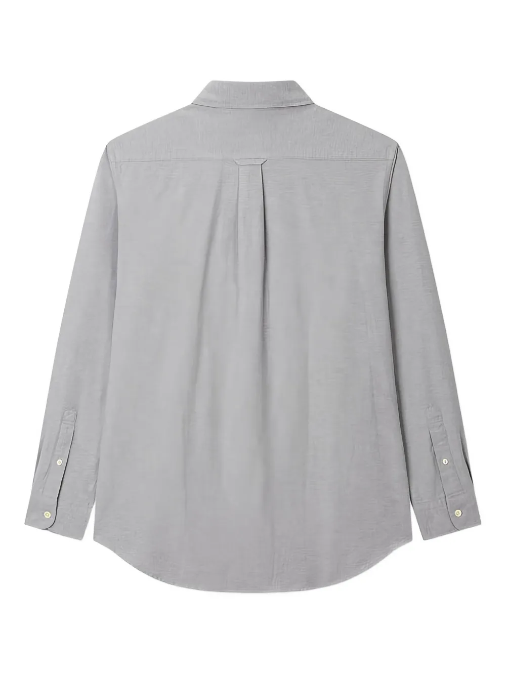 Man On The Boon. Button Oxford overhemd - Grijs