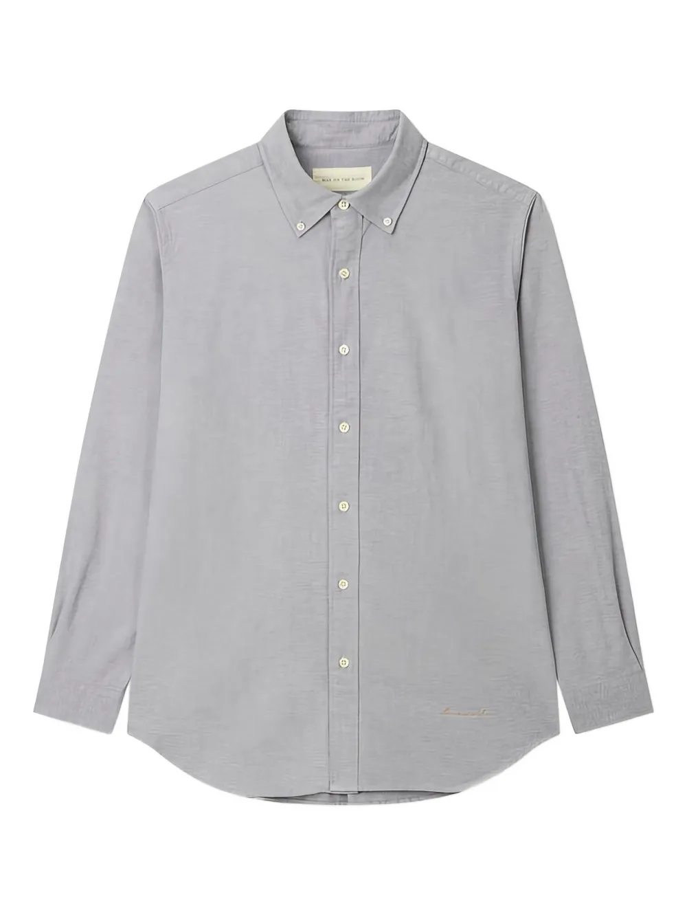 Man On The Boon. button oxford shirt - グレー Man On The Boon. button oxford shirt - グレー
