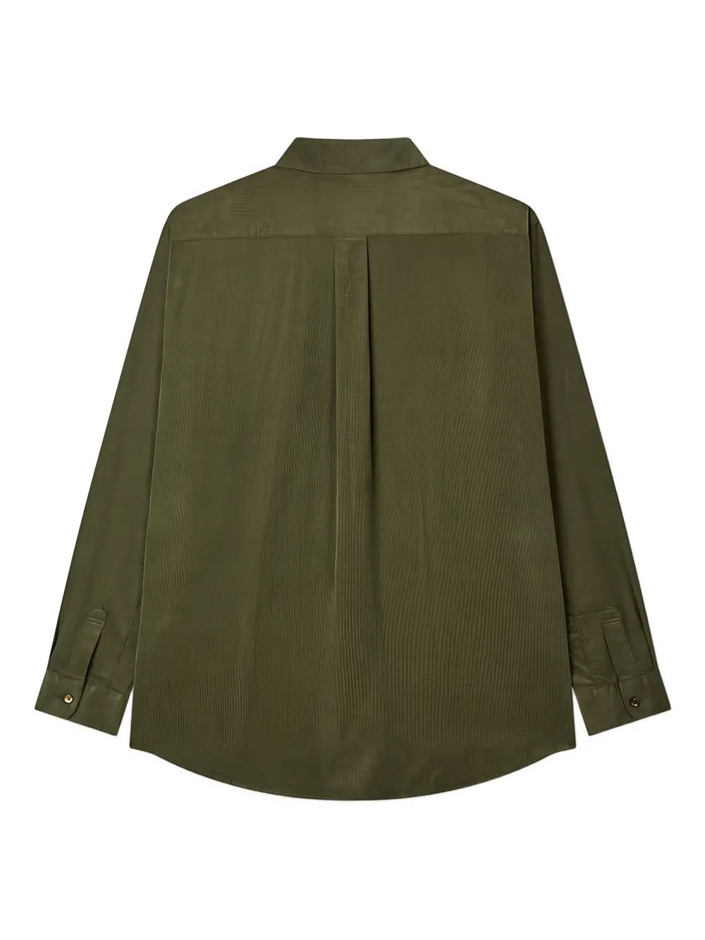 Man On The Boon. Ribfluwelen overhemd - Groen