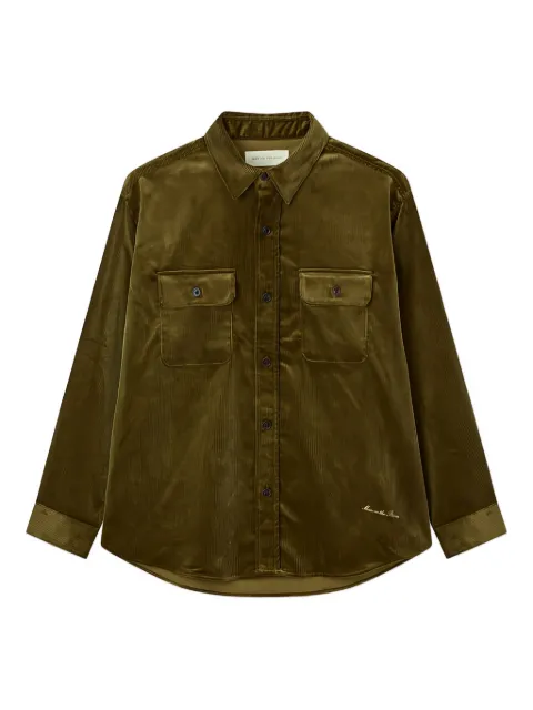 Man On The Boon. chemise en velours côtelé