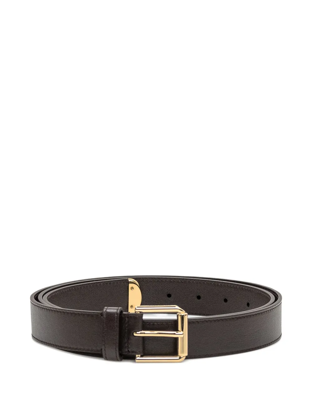 Givenchy Voyou Buckle Belt In Brown